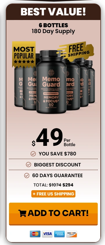 MemoGuard- 6 Bottle